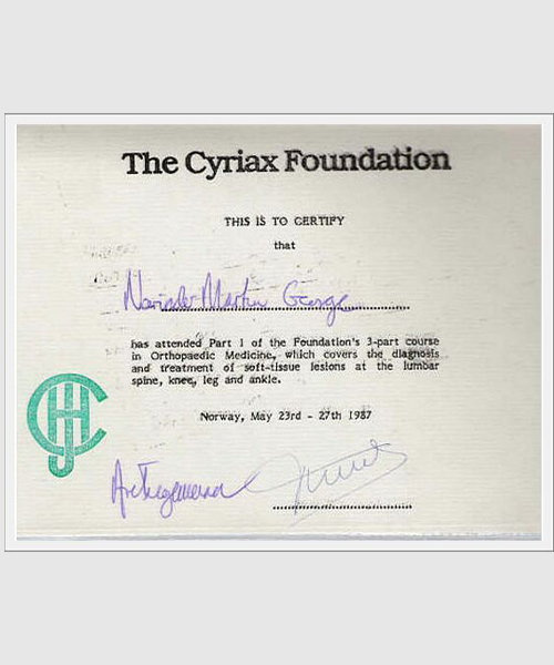Occupational Physiotherapy Record Maintenance Certification